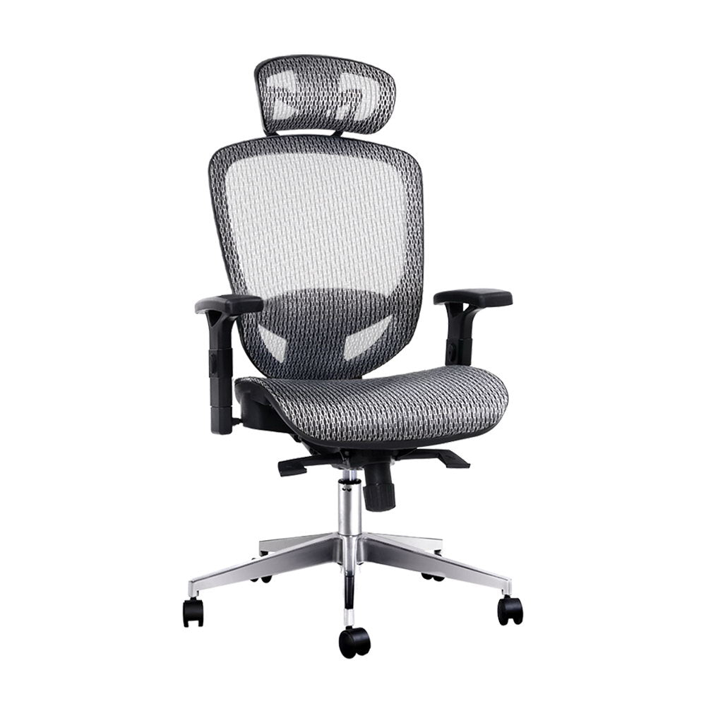 Artiss Office Chair Gaming Chair Computer Chairs Mesh Net Seating Grey